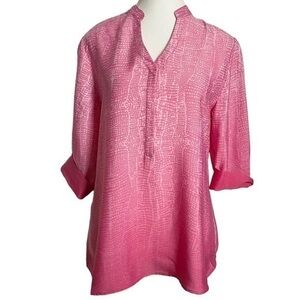 Soft Surroundings Brigitte Pink Ombre Tunic